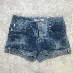 Tye Dye Jean Shorts